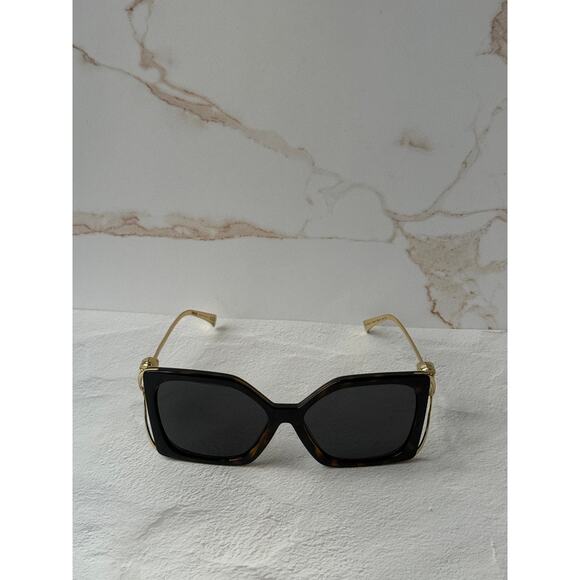 NEW Versace VE4502-U Oversized Medusa Havana Brown Sunglasses main image 6
